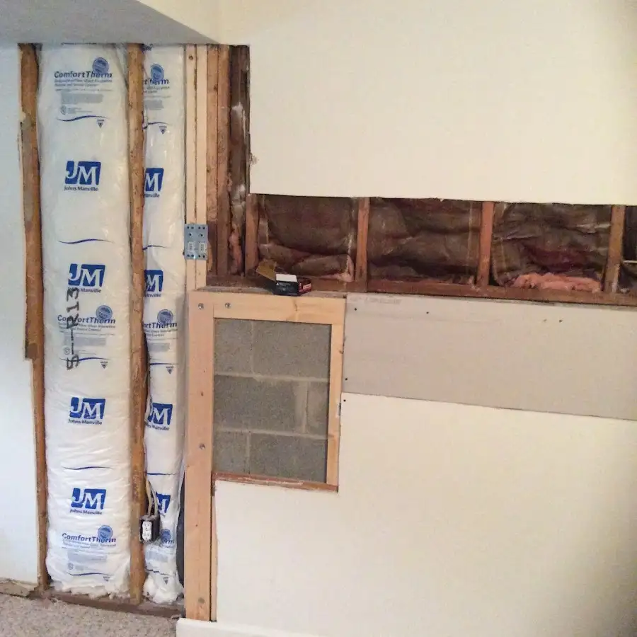 Wall insulation replacement during Contents Cleaning & Restoration in Berthoud